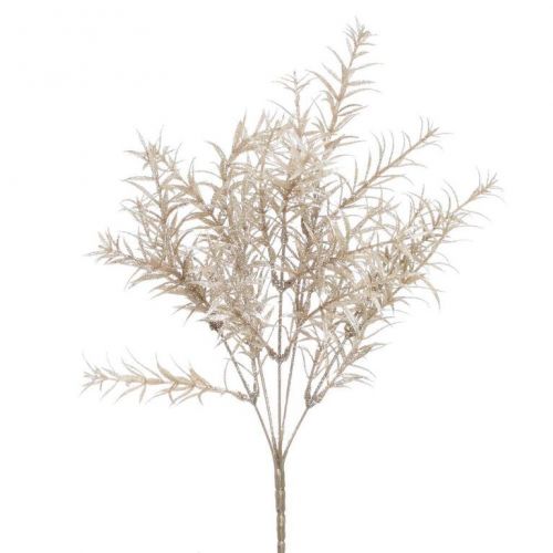 Ozdoba zapichovacia lístky 39cm zlatá