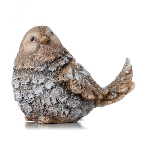 Postavička vtáčik 12,5x7,5x9,3cm polyrezín