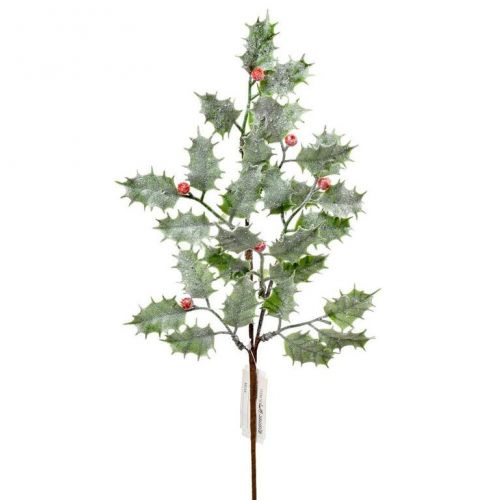 Ozdoba/konár zapichovacia, zasnežený, 41cm