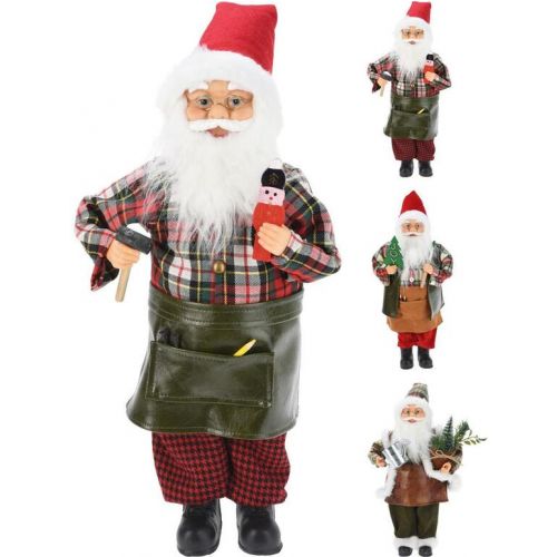 Postavička Santa 45 cm mix