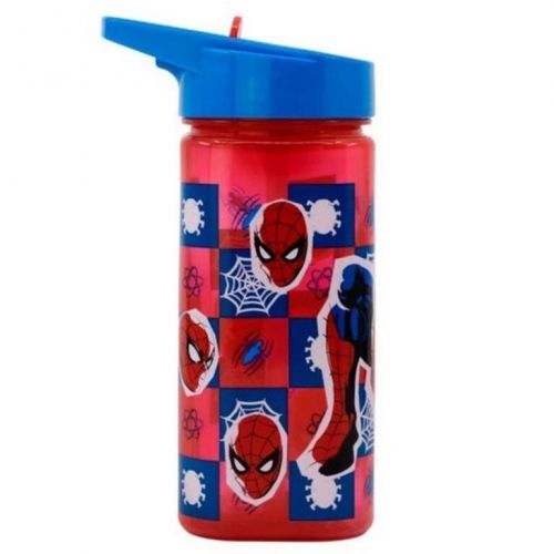 Fľaša detská, plastová, 530ml - SQUARE SPIDERMAN