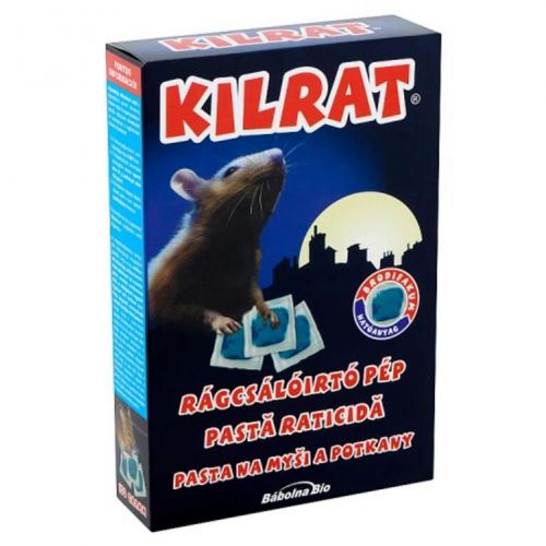 Návnada mäkká 150 g na myši a potkany KILRAT Brodifacoum