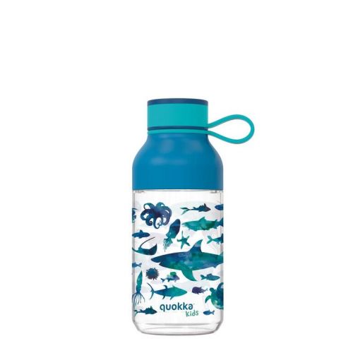Fľaša športová detská, plastová, 430 ml - Morské zvieratá