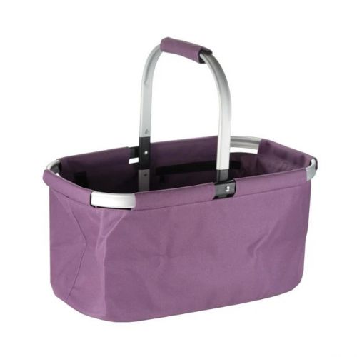 Nákupný košík skladací SHOP fialová