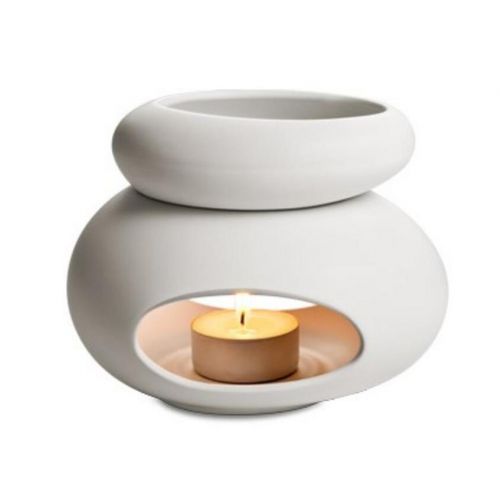 Aromalampa FANCY HOME, Stones, biela