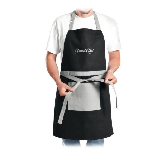 Kuchynská zástera GrandCHEF, čierna