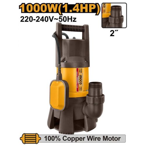 Čerpadlo kalové SPD10001 INGCO, 1000W, 220V
