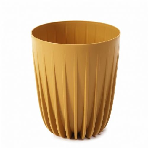 Kvetináč plastový, priemer 250mm, MIRA, okrový, výška 297mm