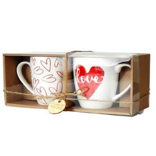 Hrnček porcelánový, sada 2ks, 360ml, MORENO