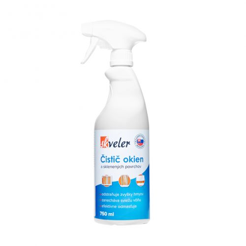 Čistič okná, sklo, 750ml, SKVELER