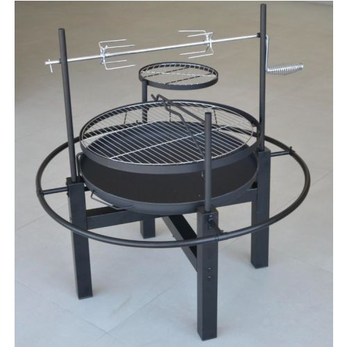 Ohnisko s grilom oceľové kruh 60 cm pevné GARDENKUS KLC