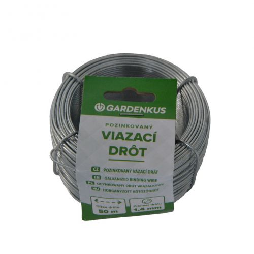 Drôt viazací pozinkovaný, 1,2mmx50m, GARDENKUS