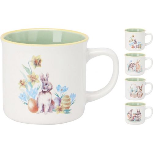 Hrnček porcelánový, 300ml, dizajn veľká noc, mix