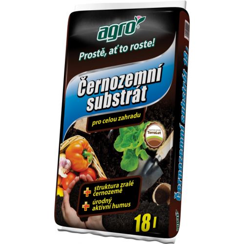 Substrát černozemný na celú záhradu, 18L