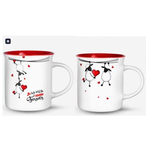 Hrnček porcelánový 330ml BEBE LOVE, mix