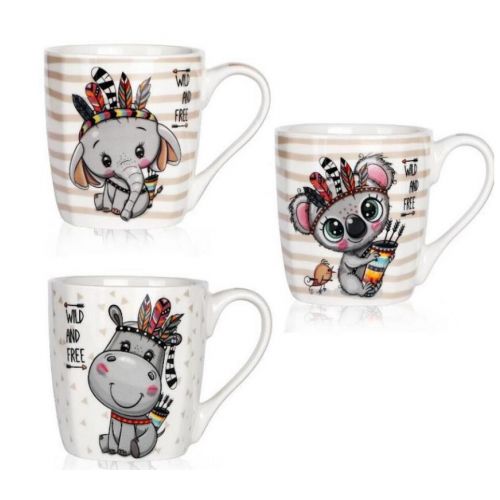 Hrnček detský porcelánový 300ml INDIANA