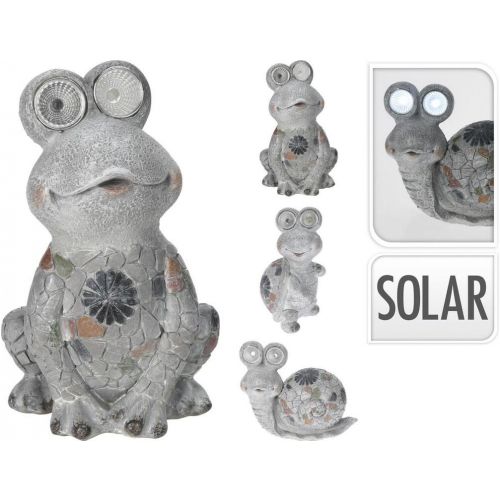 Postavička mix/ žaba,slimak,korytnačka solar LED mix