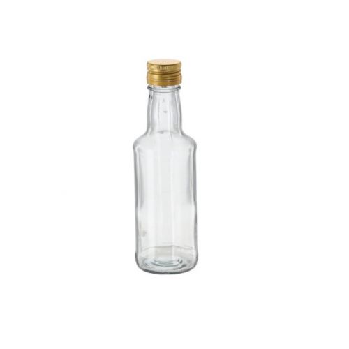 Fľaša sklenená 200ml SPIRIT s uzáverom