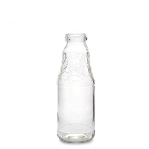 Fľaša na šťavu sklo 330ml bez viečka