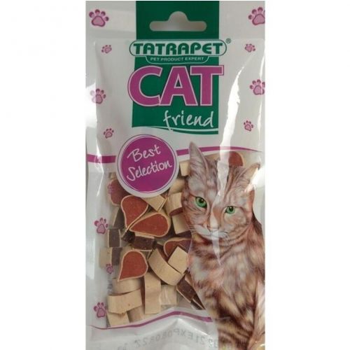 Maškrta pre mačku - mäso mix 60g Cat Friend