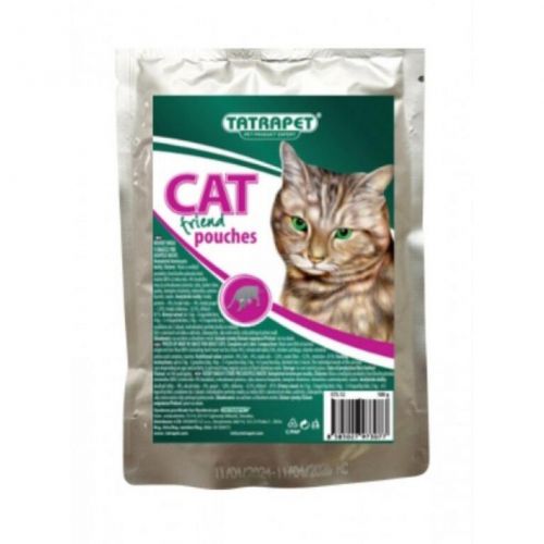 Kapsička pre mačku 100g bag, hovädzia, Cat Friend
