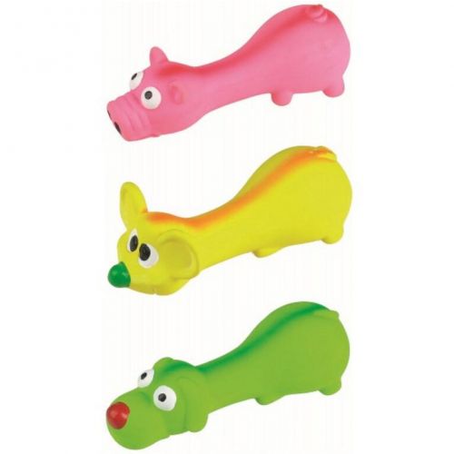 Hračka pre psa latex mix zvieratá so zvukom 15cm Toys and Fun