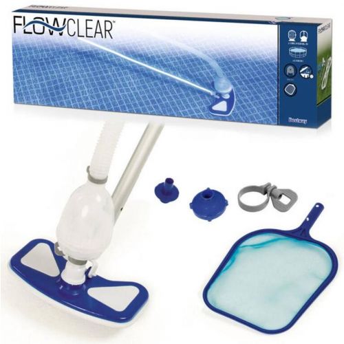 Súprava Bestway® FlowClear™, 58234, zberač, sieťka, násada/tyč, hadica, bazénová, sada na čistenie a údržbu bazéna