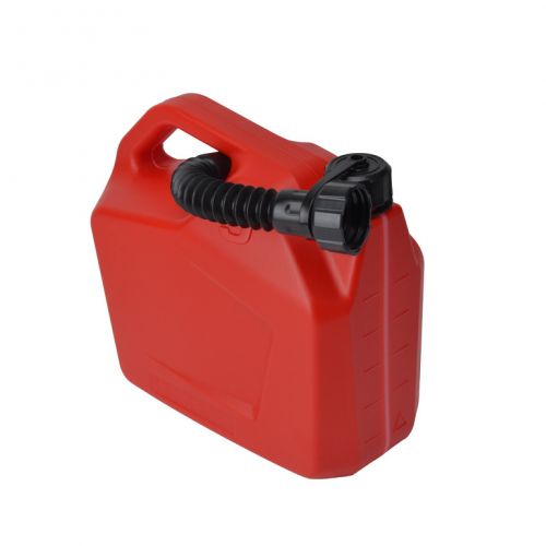 Kanister plastový, 5l, na PHM, červený 