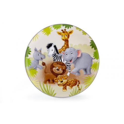 Tanier detský, plytký, porcelánový, 21cm, AFRIKA