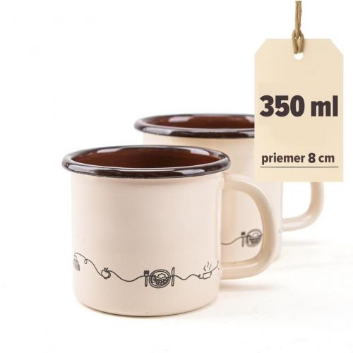 Hrnček 8cm/0,35L dekor Linea