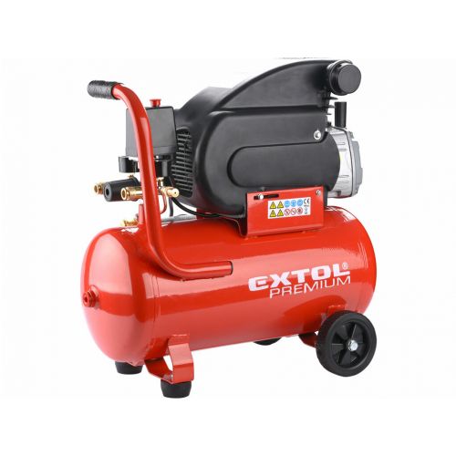 Kompresor olejový, nádoba 24L, príkon 1,5kW, max 8bar