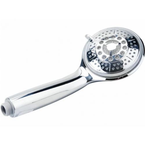 Hlavica sprchová LED, 5 funkčná, 10cm, lesklý chróm
