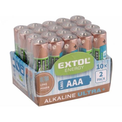Batéria alkalická AA, 1,5V, 20ks