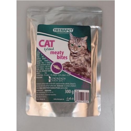 Kapsička pre mačku 300g, treska, CAT FRIEND