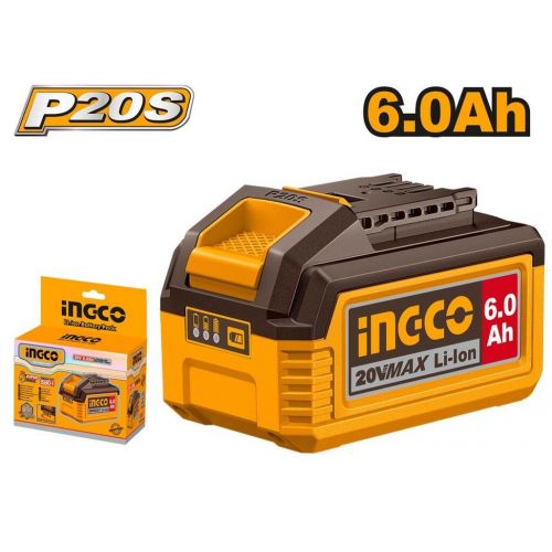 Batéria Li-Ion FBLI2060, 6,0Ah pre INGCO AKU 20V SYSTEM P20S