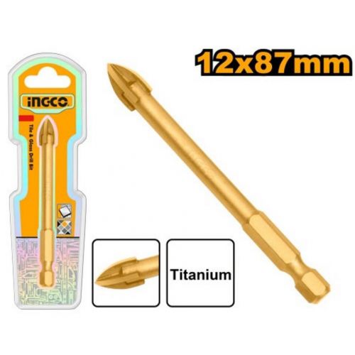 Vrták na dlaždice a sklo 12x87mm INGCO INDUSTRIAL