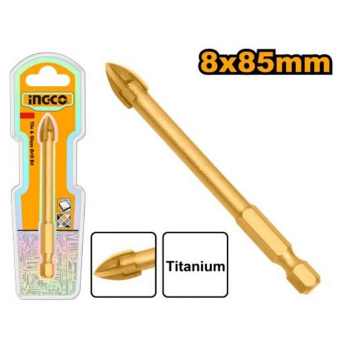 Vrták do dlaždíc a skla 8x85mm INGCO INDUSTRIAL