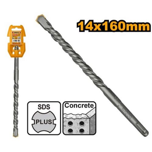 Vrták do betónu SDS plus, 14x160mm INGCO Industrial KLC