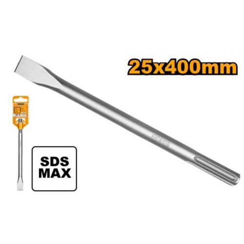Sekáč plochý SDS MAX  25x400mm, INGCO INDUSTRIAL