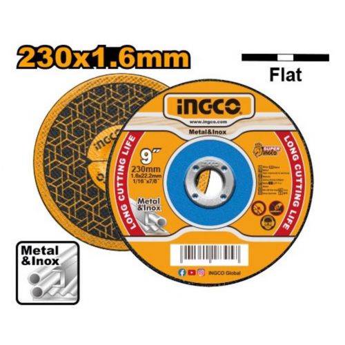Kotúč rezný kov 230x1,6x22,2mm INGCO KLC