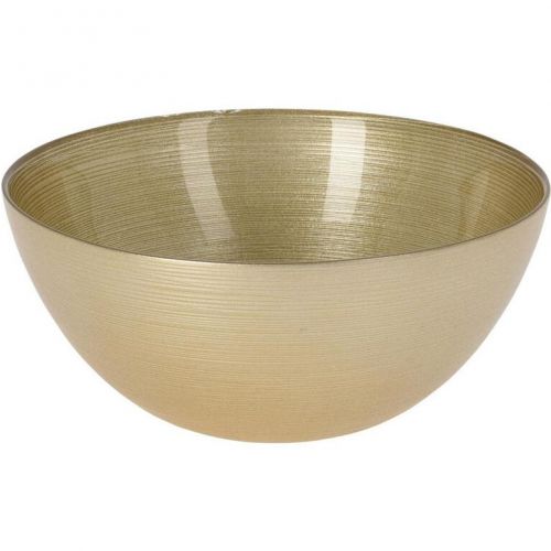Miska zlatá 21 cm, 2l, sklenená