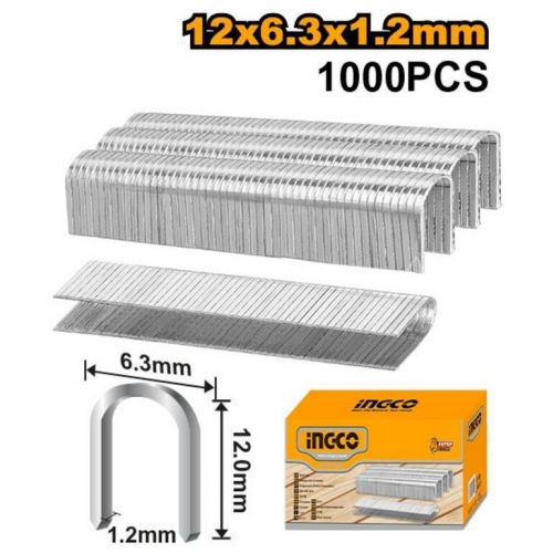 Sponky do zošívačky 12mm, 1000ks INGCO