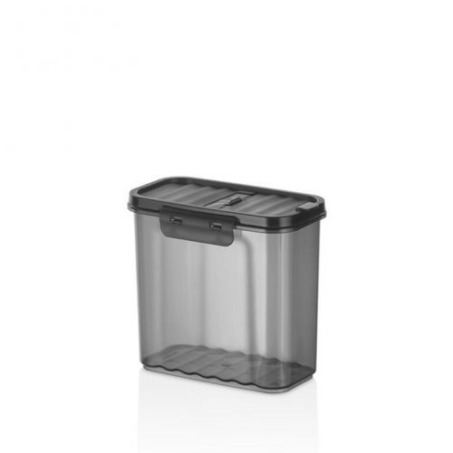Dóza na sypké potraviny plastová, 1,5l, otváracie veko, Qlife
