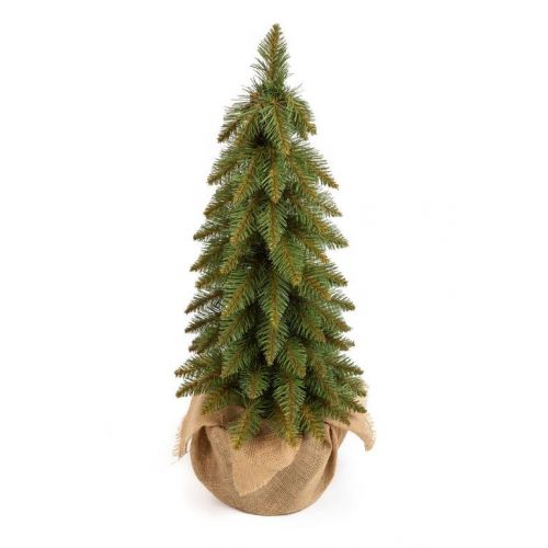 Stromček vianočný smrek 65 cm v jute