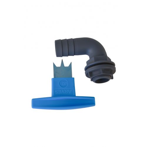 Zberač daždovej vody - koleno 3/4" k sudu na dažďovú vodu, OWERFLOW ELBOW