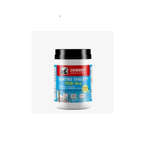 Tablety do bazéna Quatro MINI 4v1, dezinfekcia, proti riasam, 500g