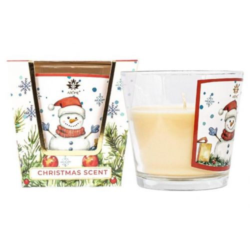 Sviečka vonná CHRISTMAS SCENT 120g v skle