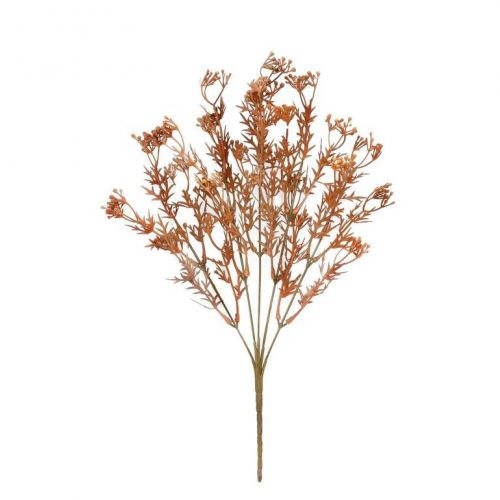 Ozdoba zapichovacia drobné bobuľk 35cm oranžová