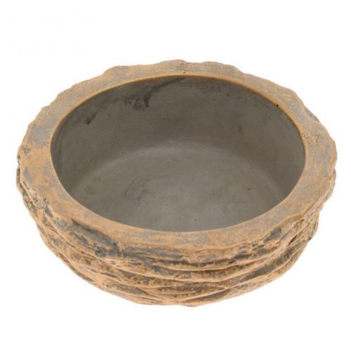 Obal, kruh, cement, 20,5 cm sivá+zlatá, náhrobná dekorácia