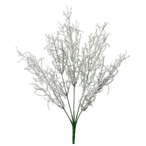 Ozdoba zapichovacia drátovec strieborný 35cm